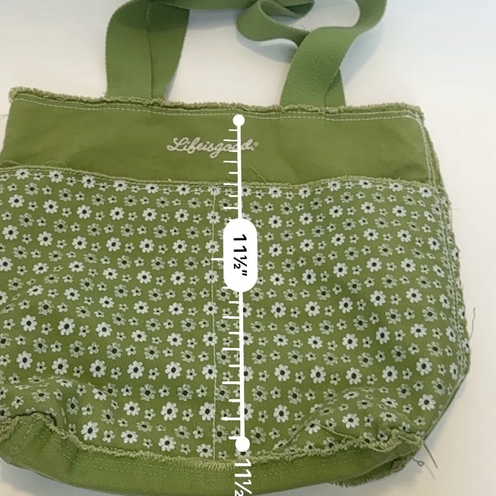 Life is good small green tote